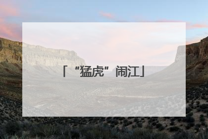 “猛虎”闹江