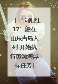 “向阳红17”船在山东青岛入列 开始执行黄渤海浮标任务