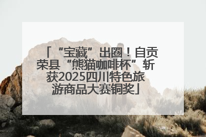 “宝藏”出圈！自贡荣县“熊猫咖啡杯”斩获2025四川特色旅游商品大赛铜奖