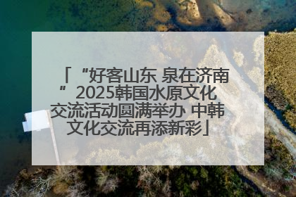 “好客山东 泉在济南”2025韩国水原文化交流活动圆满举办 中韩文化交流再添新彩
