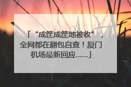 “成筐成筐地被收”，全网都在翻包自查！厦门机场最新回应……