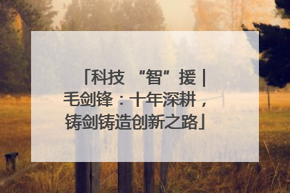 科技 “智”援｜毛剑锋：十年深耕，铸剑铸造创新之路