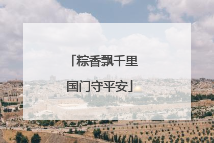 粽香飘千里 国门守平安