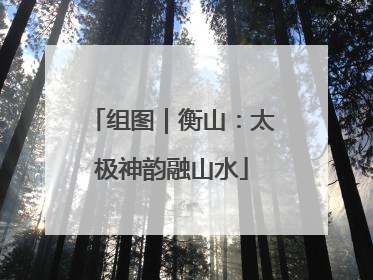 组图｜衡山：太极神韵融山水