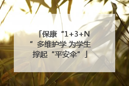 保康“1+3+N”多维护学 为学生撑起“平安伞”