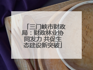 三门峡市财政局：财政林业协同发力 共促生态建设新突破