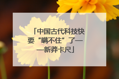 中国古代科技快要“瞒不住”了——新莽卡尺