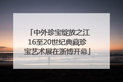 中外珍宝绽放之江 16至20世纪典藏珍宝艺术展在浙博开幕