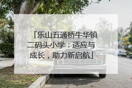 乐山五通桥牛华镇二码头小学：适应与成长，助力新启航