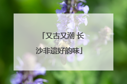 又古又潮 长沙非遗好韵味