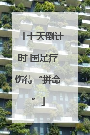 十天倒计时 国足疗伤待“拼命”
