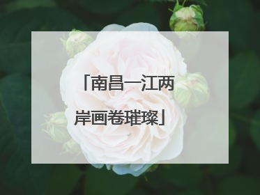 南昌一江两岸画卷璀璨