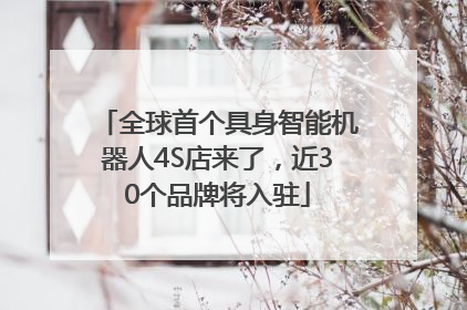 全球首个具身智能机器人4S店来了，近30个品牌将入驻