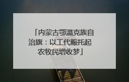 内蒙古鄂温克族自治旗：以工代赈托起农牧民增收梦
