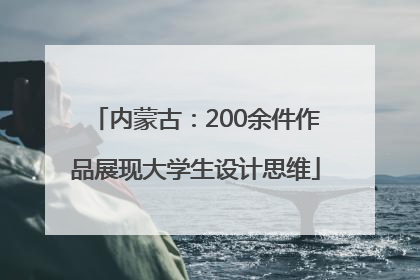 内蒙古：200余件作品展现大学生设计思维