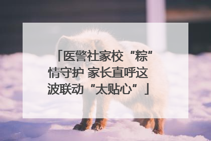 医警社家校“粽”情守护 家长直呼这波联动“太贴心”