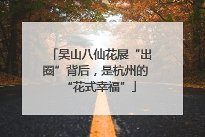 吴山八仙花展“出圈”背后，是杭州的“花式幸福”