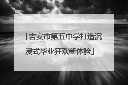 吉安市第五中学打造沉浸式毕业狂欢新体验