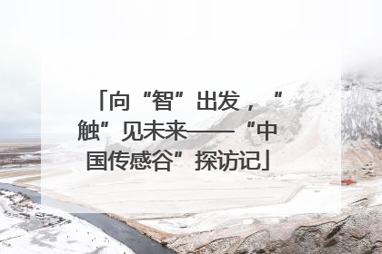 向“智”出发，“触”见未来——“中国传感谷”探访记