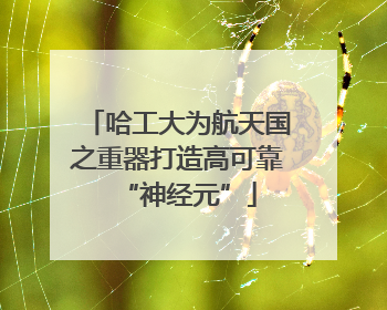 哈工大为航天国之重器打造高可靠“神经元”