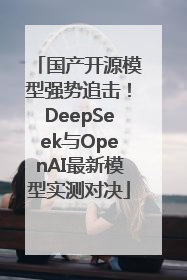 国产开源模型强势追击！DeepSeek与OpenAI最新模型实测对决