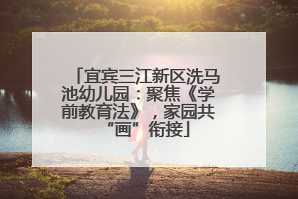 宜宾三江新区洗马池幼儿园：聚焦《学前教育法》，家园共“画”衔接