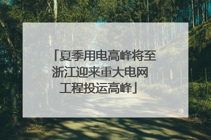 夏季用电高峰将至 浙江迎来重大电网工程投运高峰
