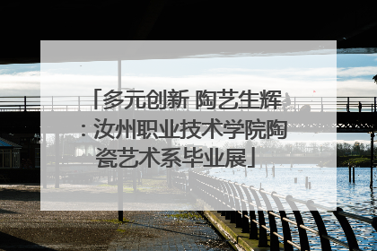 多元创新 陶艺生辉：汝州职业技术学院陶瓷艺术系毕业展
