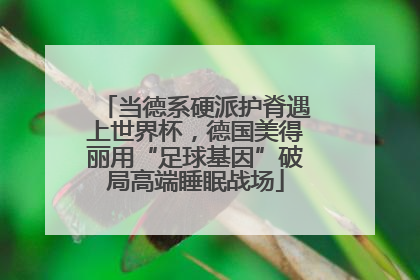 当德系硬派护脊遇上世界杯，德国美得丽用“足球基因”破局高端睡眠战场