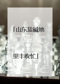 山东盐碱地里丰收忙