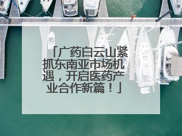 广药白云山紧抓东南亚市场机遇，开启医药产业合作新篇！