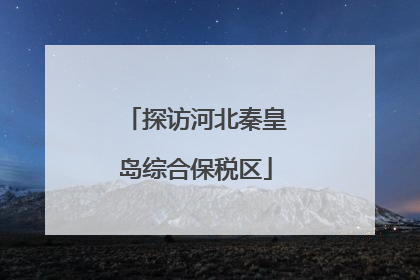 探访河北秦皇岛综合保税区