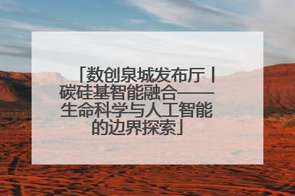 数创泉城发布厅丨碳硅基智能融合——生命科学与人工智能的边界探索