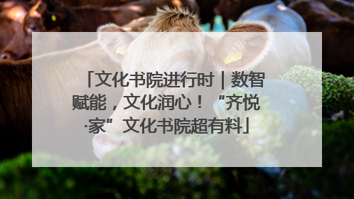 文化书院进行时｜数智赋能，文化润心！“齐悦·家”文化书院超有料