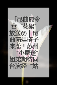 昆曲夏令营“花絮”放送⑦｜昆曲萌娃搭子来袭！苏州“小昆迷”姐弟期待同台演绎“姑苏水磨调”