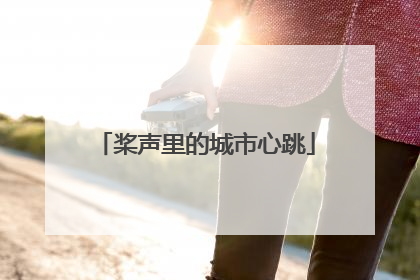 桨声里的城市心跳