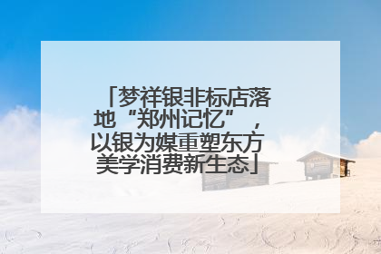 梦祥银非标店落地“郑州记忆”，以银为媒重塑东方美学消费新生态