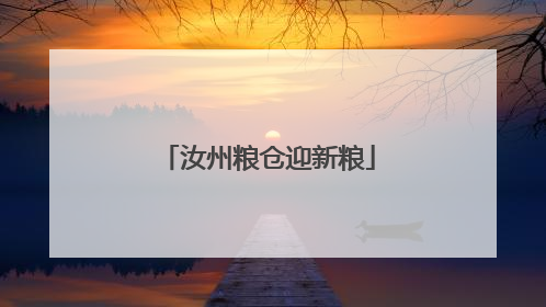 汝州粮仓迎新粮