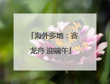 海外多地：赛龙舟 迎端午