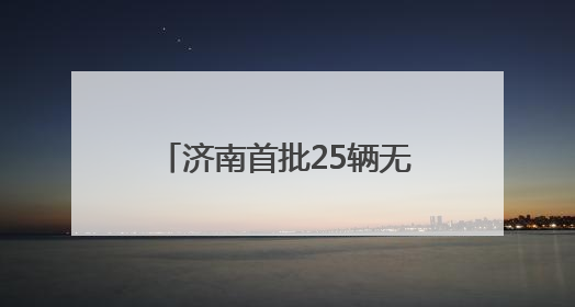 济南首批25辆无人快递车正式上路