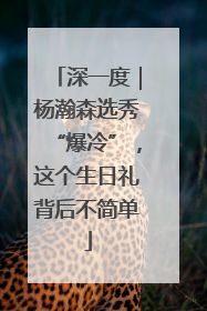 深一度｜杨瀚森选秀“爆冷”，这个生日礼背后不简单