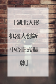 湖北人形机器人创新中心正式揭牌