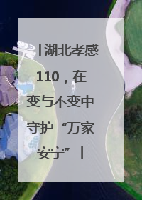 湖北孝感110，在变与不变中守护“万家安宁”