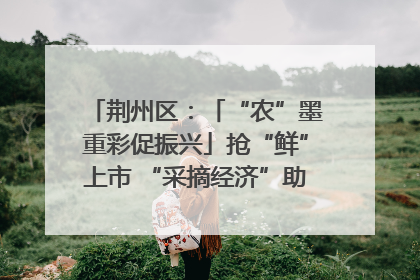 荆州区：「“农”墨重彩促振兴」抢“鲜”上市 “采摘经济”助农“甜蜜增收”