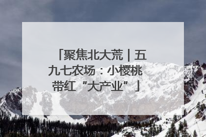 聚焦北大荒｜五九七农场：小樱桃带红“大产业”