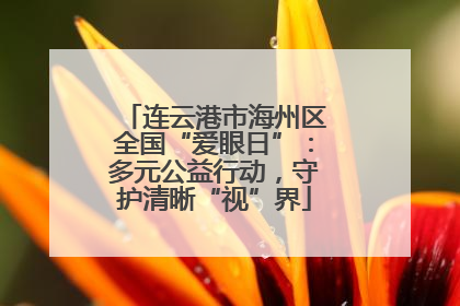 连云港市海州区全国“爱眼日”：多元公益行动，守护清晰“视”界