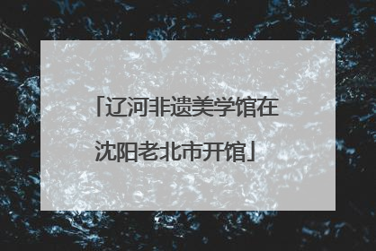 辽河非遗美学馆在沈阳老北市开馆