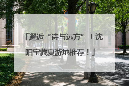 邂逅“诗与远方”！沈阳宝藏夏游地推荐！