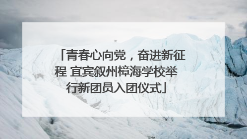 青春心向党，奋进新征程 宜宾叙州樟海学校举行新团员入团仪式
