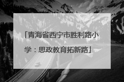青海省西宁市胜利路小学：思政教育拓新路